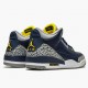 Air Jordan 3 Retro Michigan Men Jordan Sneakers AJ3-820064