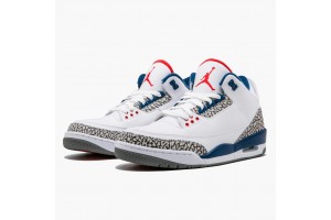 Air Jordan 3 Retro OG True Blue Men Jordan Sneakers 854262-106