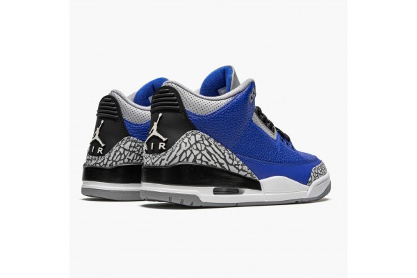 Air Jordan 3 Retro Varsity Royal Cement Women/Men Jordan Sneakers CT8532-400