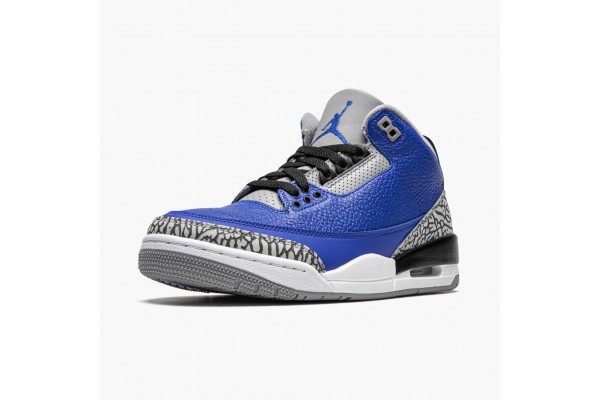 Air Jordan 3 Retro Varsity Royal Cement Women/Men Jordan Sneakers CT8532-400