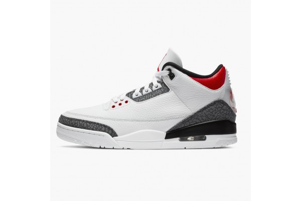 Air Jordan 3 SE DNM Fire Red Men Jordan Sneakers CZ6433-100