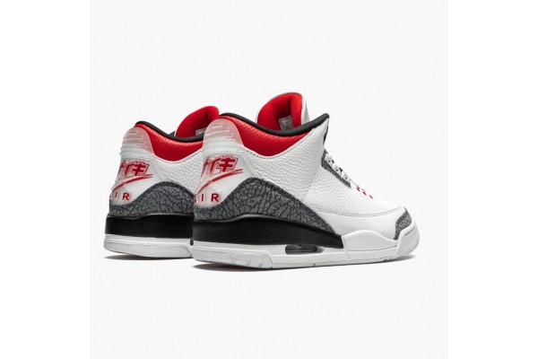 Air Jordan 3 SE DNM Fire Red Men Jordan Sneakers CZ6433-100