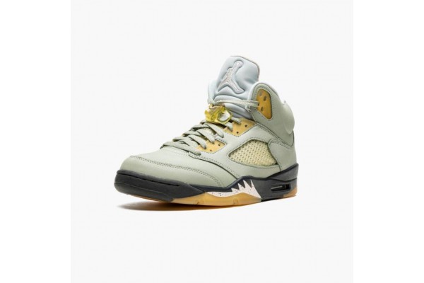 Air Jordan 5 Jade Horizon Light Silver Anthracite Pink Glaze Women/Men Jordan Sneakers DC7501-300