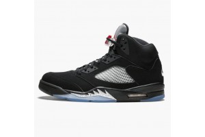 Air Jordan 5 Retro Black Women/Men Jordan Sneakers 845035-003