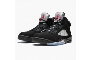 Air Jordan 5 Retro Black Women/Men Jordan Sneakers 845035-003