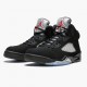 Air Jordan 5 Retro Black Women/Men Jordan Sneakers 845035-003