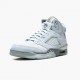 Air Jordan 5 Retro Bluebird With Silver White Women/Men Jordan Sneakers DD9336-400