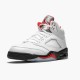 Air Jordan 5 Retro Fire Red Silver Tongue Men Jordan Sneakers DA1911-102