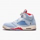 Air Jordan 5 Retro Trophy Room Ice Blue Women/Men Jordan Sneakers CI1899-400