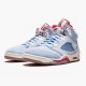 Air Jordan 5 Retro Trophy Room Ice Blue Women/Men Jordan Sneakers CI1899-400