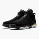 Air Jordan 6 Retro DMP 2020 Black Metallic Gold Men Jordan Sneakers CT4954-007