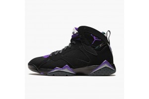 Air Jordan 7 Retro Ray Allen Black Fierce Purpler Dark Stee Men Jordan Sneakers 304775-053