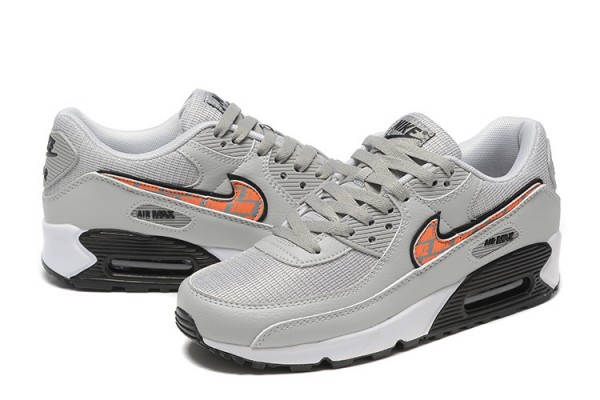 Nike Air Max 90 (M) Grey Orange Sneakers