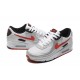 Nike Air Max 90 (M) Silver Red Sneakers