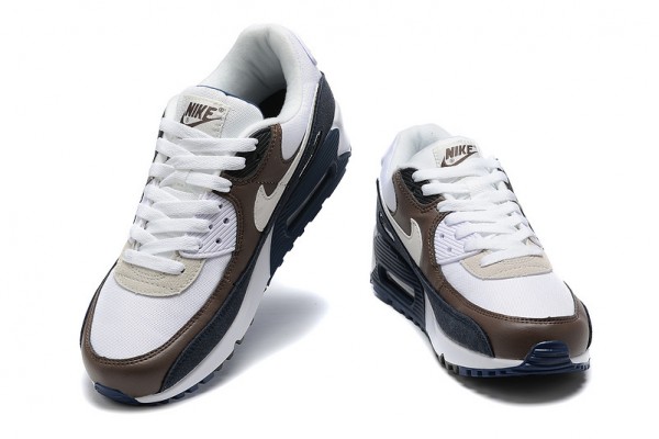 Nike Air Max 90 (M) White Brown DZ3522-002 Sneakers