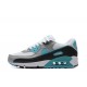 Nike Air Max 90 (M) White Grey and Blue Sneakers