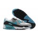 Nike Air Max 90 (M) White Grey and Blue Sneakers