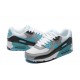 Nike Air Max 90 (M) White Grey and Blue Sneakers