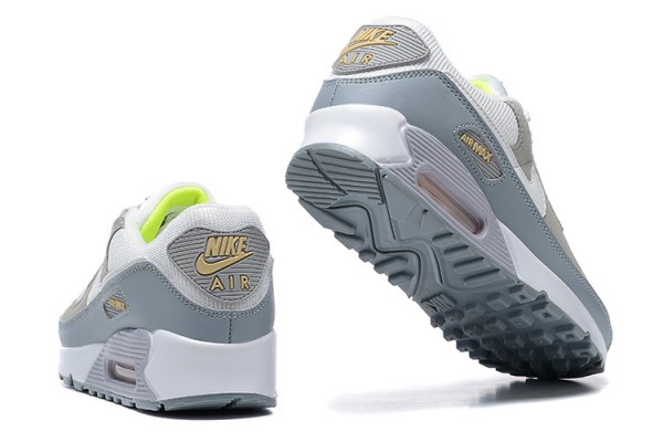 Nike Air Max 90 (M) White Grey and Green Sneakers