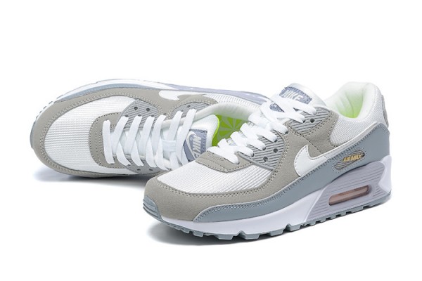 Nike Air Max 90 (M) White Grey and Green Sneakers