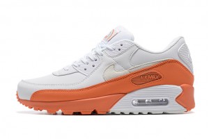 Nike Air Max 90 (M) White Orange DM0958-100 Sneakers