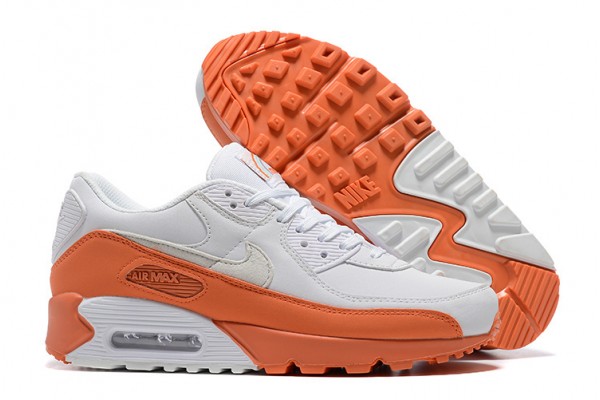 Nike Air Max 90 (M) White Orange DM0958-100 Sneakers