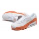 Nike Air Max 90 (M) White Orange DM0958-100 Sneakers