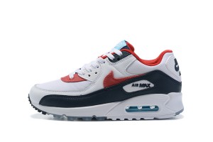 Nike Air Max 90 (M) White Red DJ5170-100 Sneakers