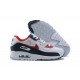 Nike Air Max 90 (M) White Red DJ5170-100 Sneakers