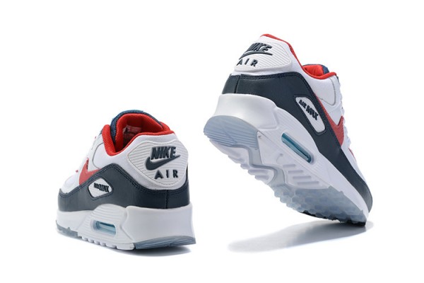 Nike Air Max 90 (M) White Red DJ5170-100 Sneakers