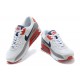 Nike Air Max 90 (M) White Red Sneakers