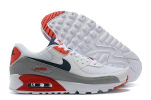 Nike Air Max 90 (M) White Red Sneakers