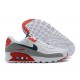 Nike Air Max 90 (M) White Red Sneakers