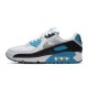 Nike Air Max 90 (W/M) Laser Blue and White Sneakers