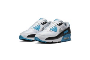 Nike Air Max 90 (W/M) Laser Blue and White Sneakers