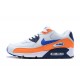 Nike Air Max 90 (W/M) Orange Blue AJ1285-104 Sneakers