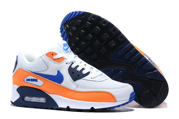 Nike Air Max 90 (W/M) Orange Blue AJ1285-104 Sneakers