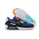 Nike Air Max 90 (W/M) Supernova Blue White CW6018-001 Sneakers