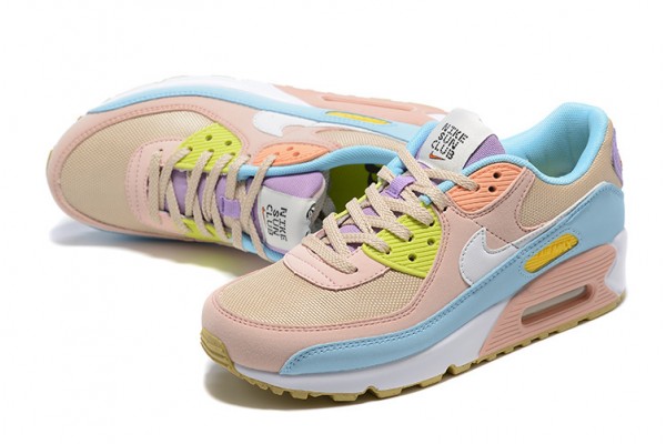 Nike Air Max 90 (W) Pink Blue DJ9997-100 Sneakers