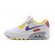 Nike Air Max 90 (W) White Yellow Sneakers