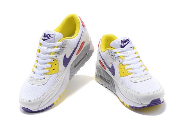 Nike Air Max 90 (W) White Yellow Sneakers