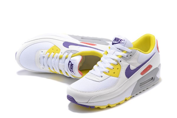 Nike Air Max 90 (W) White Yellow Sneakers