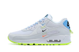 Nike Air Max 90 SE (M) Worldwide White Blue CK7069-100 Sneakers