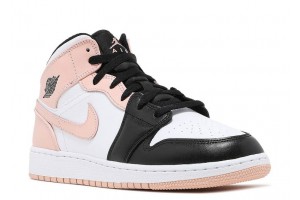 Air Jordan 1 Mid GS Crimson Tint 554725 133