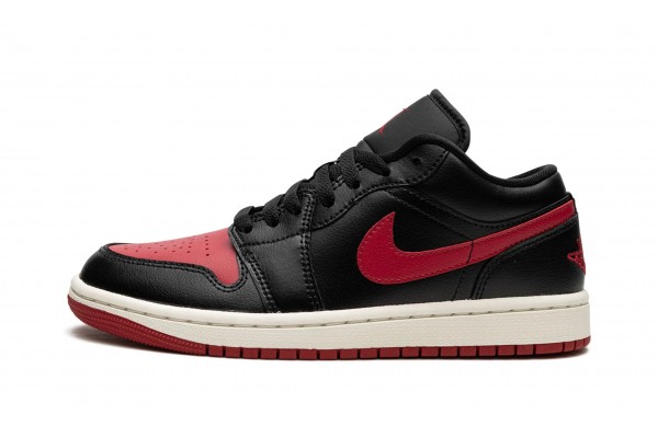 Nike Air Jordan 1 Low (W) Bred Sail DC0774-061 Shoes