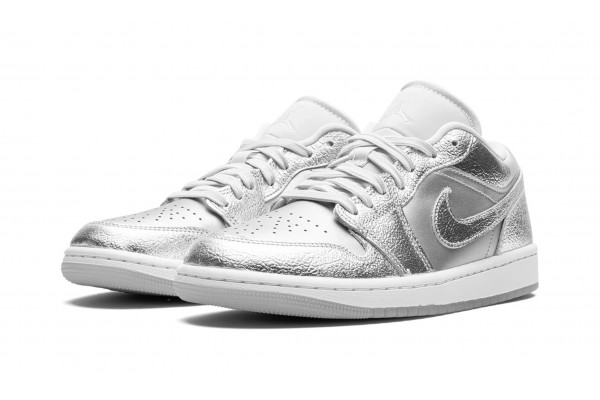 Nike Air Jordan 1 Low (W) Metallic Silver FN5030-001 Shoes